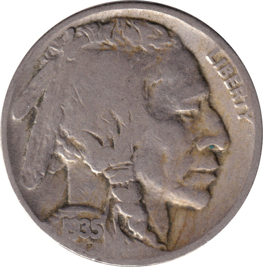 1935 USA Nickel Fine (F12)