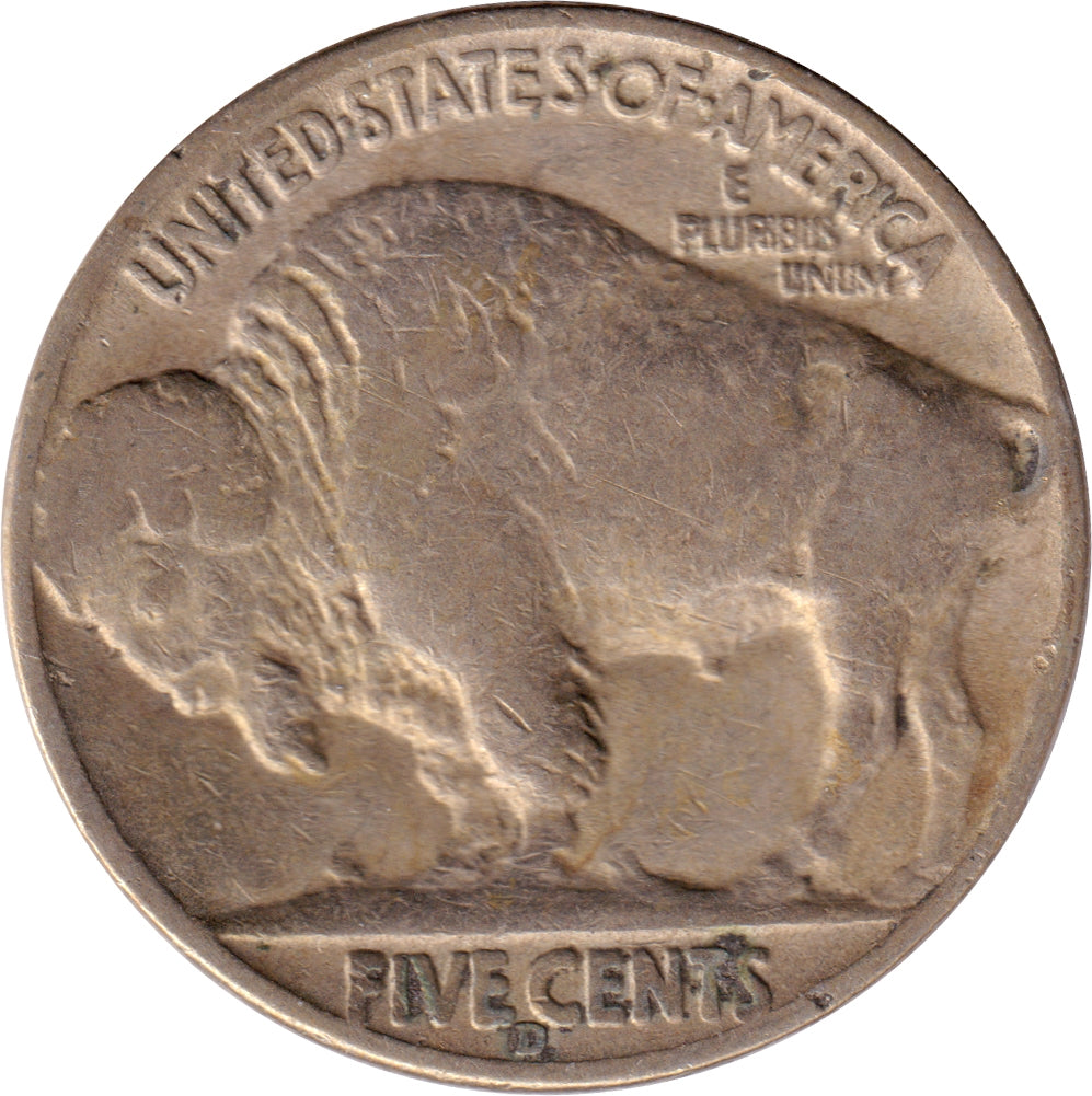 1937 D USA Nickel Very Fine (VF20)