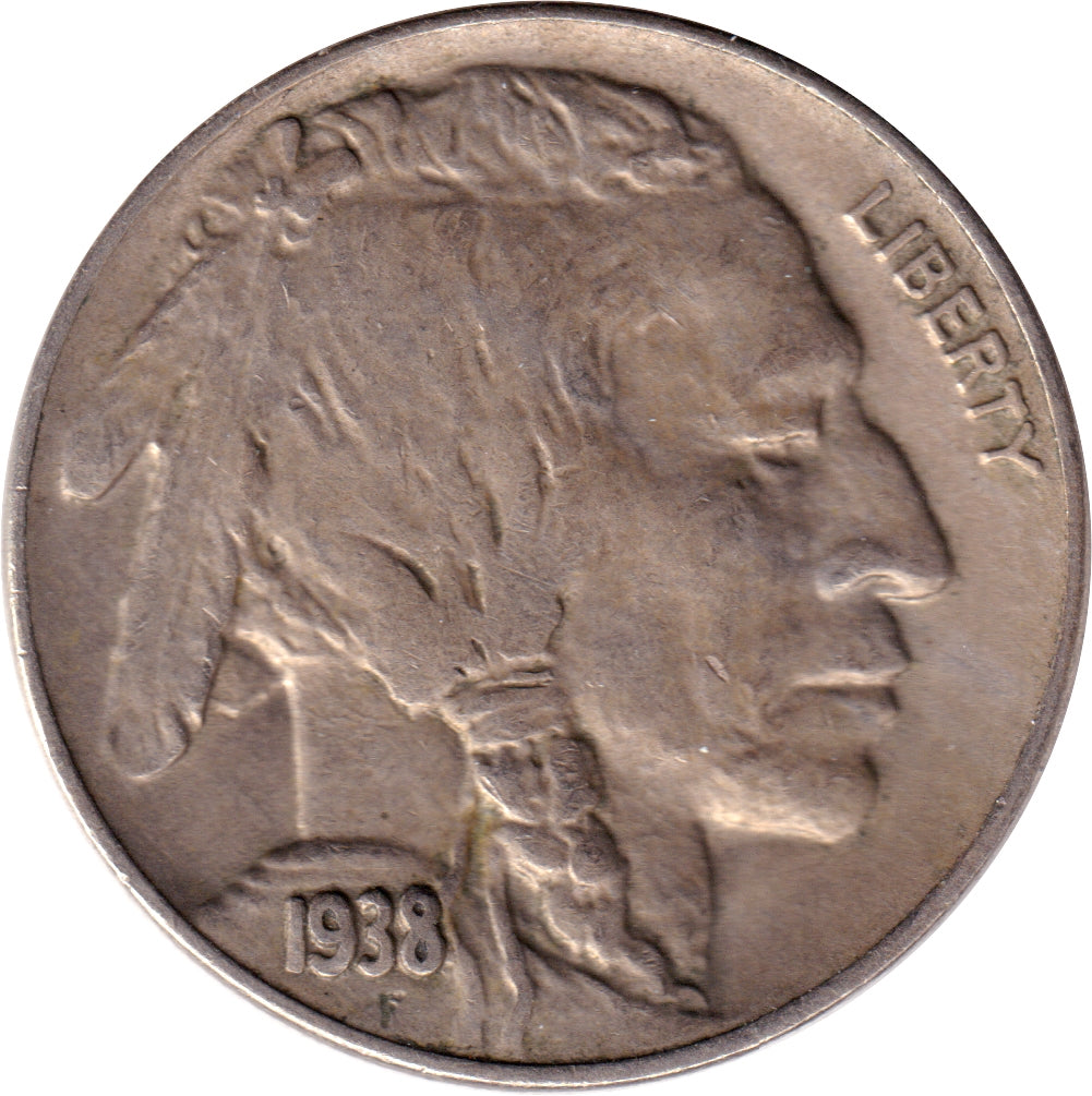 1938 D USA Nickel Almost Uncirculated (AU50)