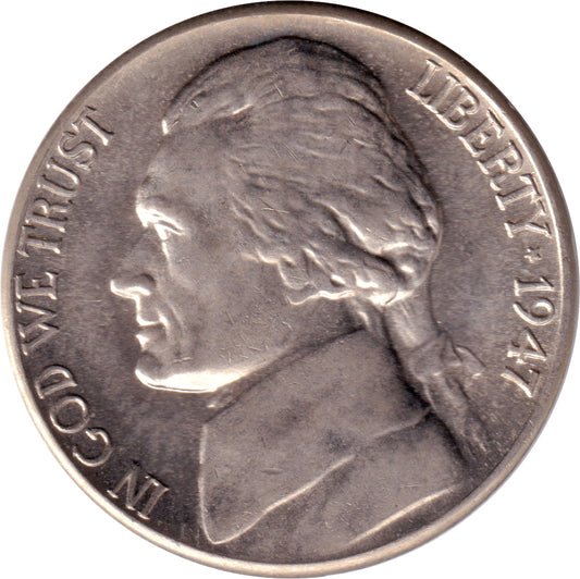 1947 USA Nickel Brilliant Uncirculated (MS-63)