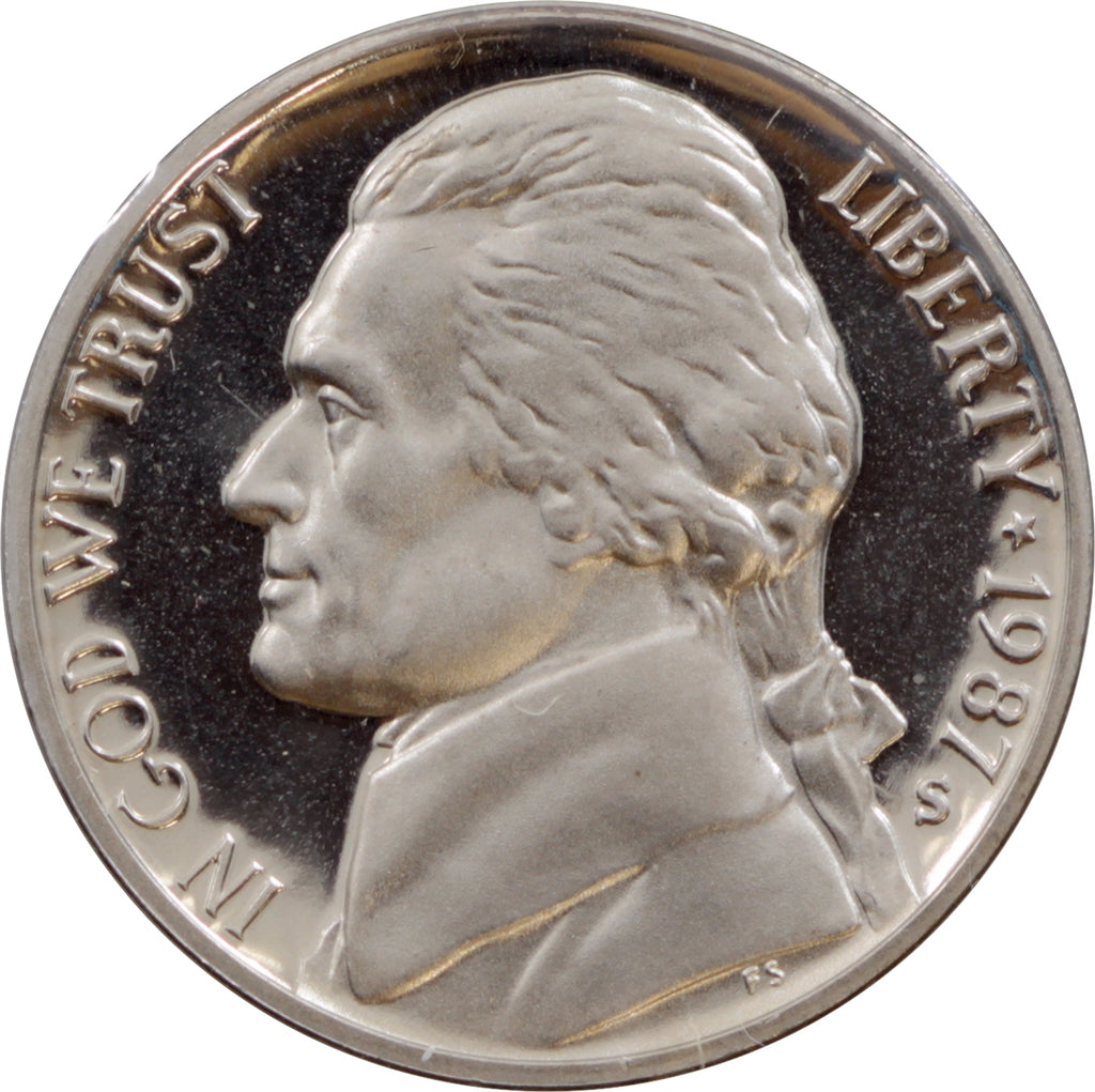 1987 S USA Nickel Proof