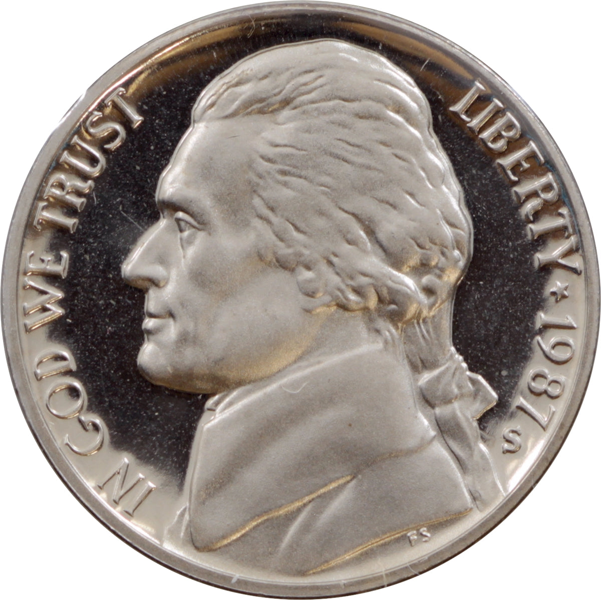1987 S USA Nickel Proof