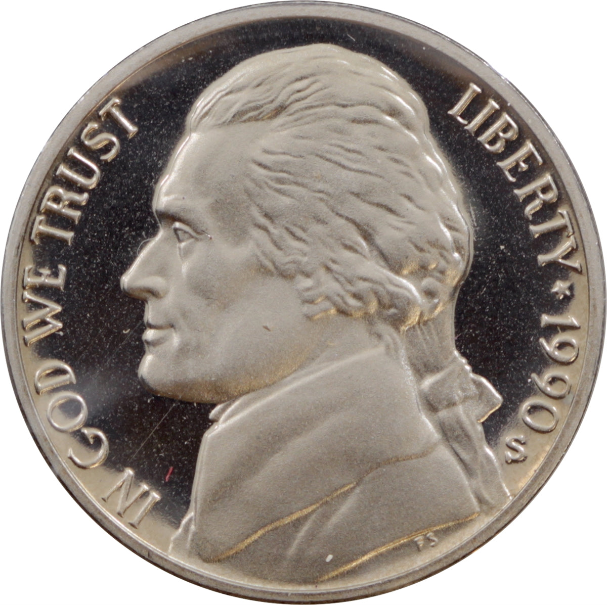 1990 S USA Nickel Proof