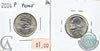 2004 D USA Nickel Peace Brilliant Uncirculated (MS63)