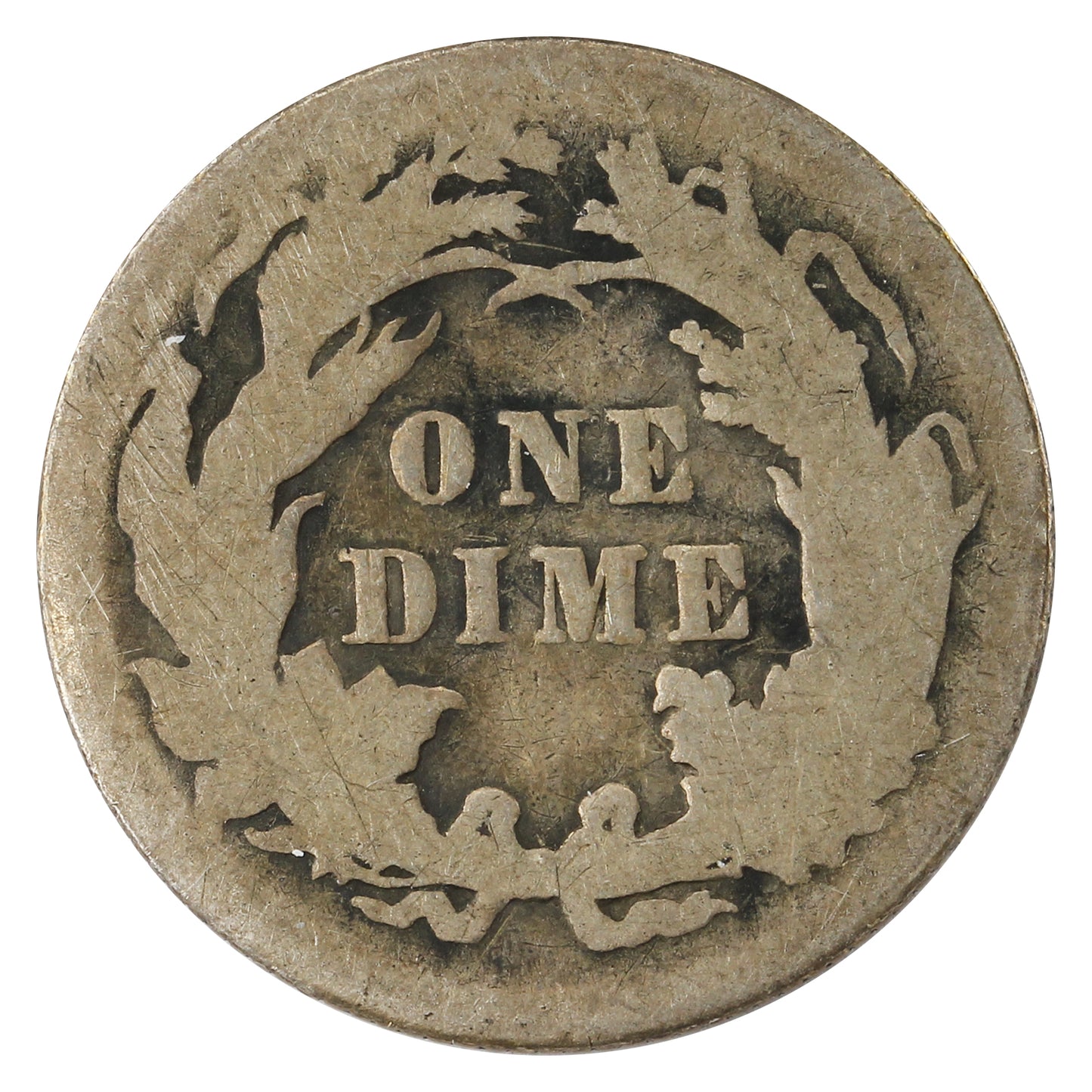 1891 USA Dime About Good (AG-3)