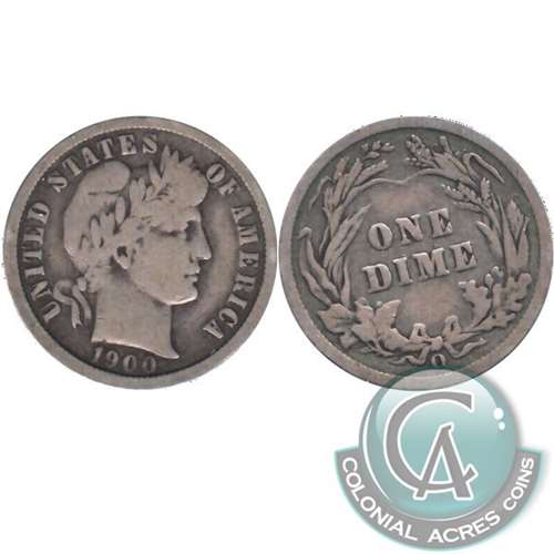 1900 O USA Dime G-VG (G6)