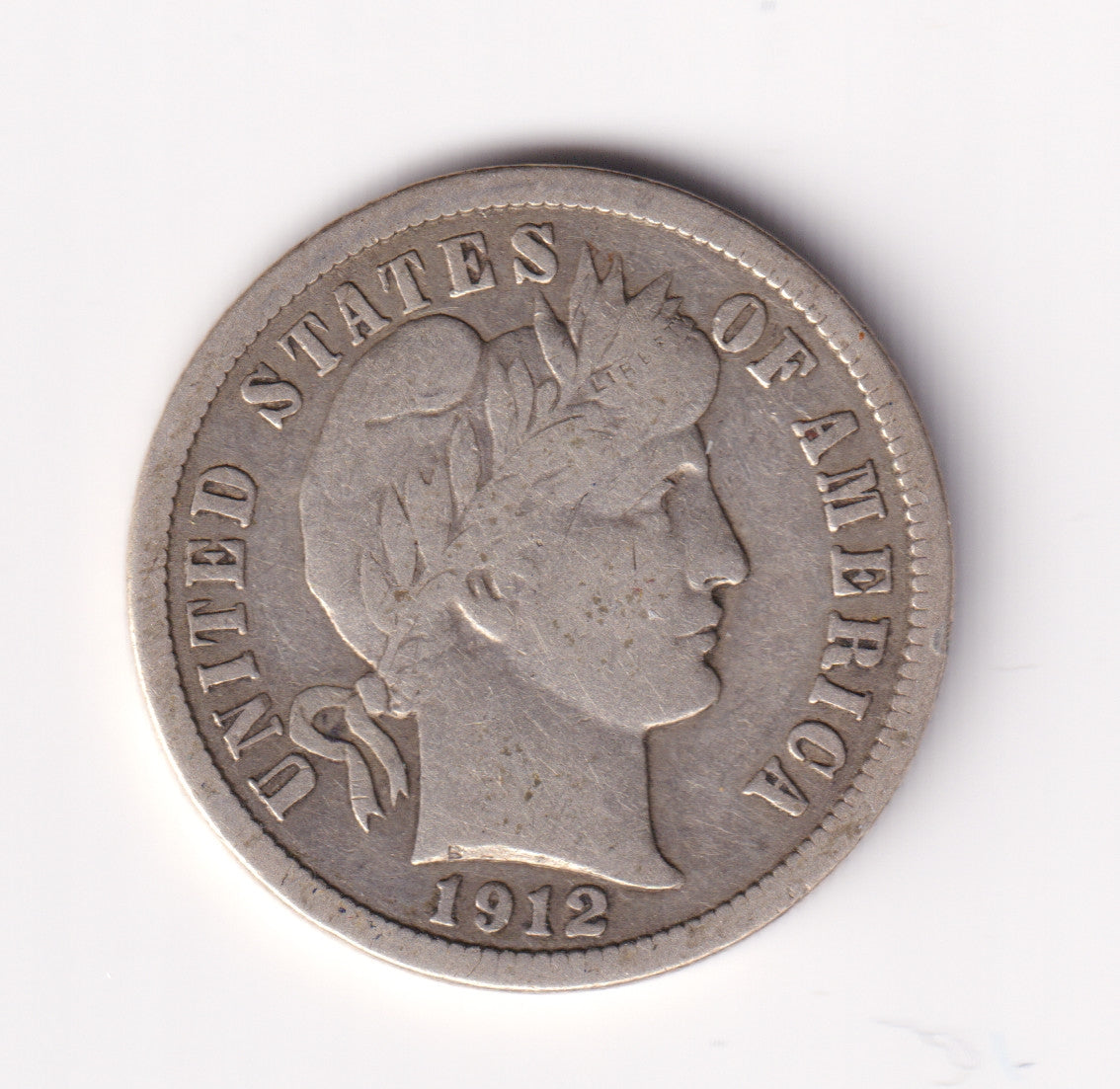 1912 USA Dime Fine (F12)
