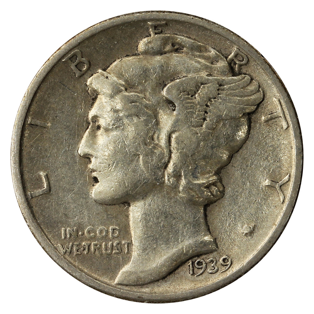1939 USA Dime Very Fine (VF20)