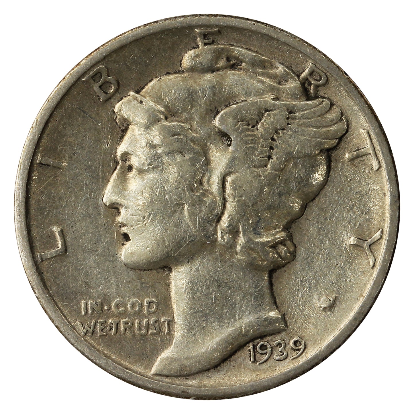 1939 USA Dime Very Fine (VF20)