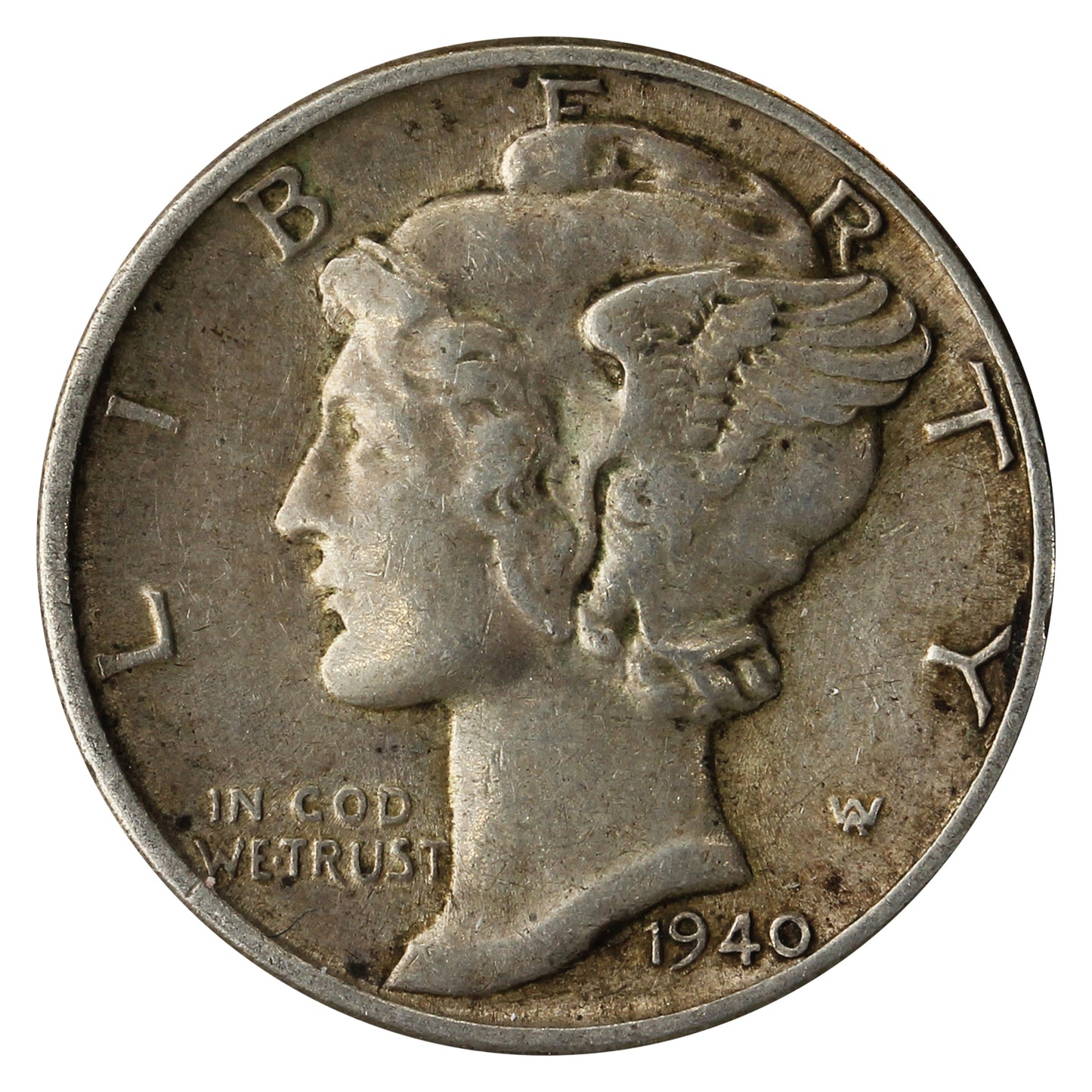 1940 USA Dime Extra Fine (EF40)