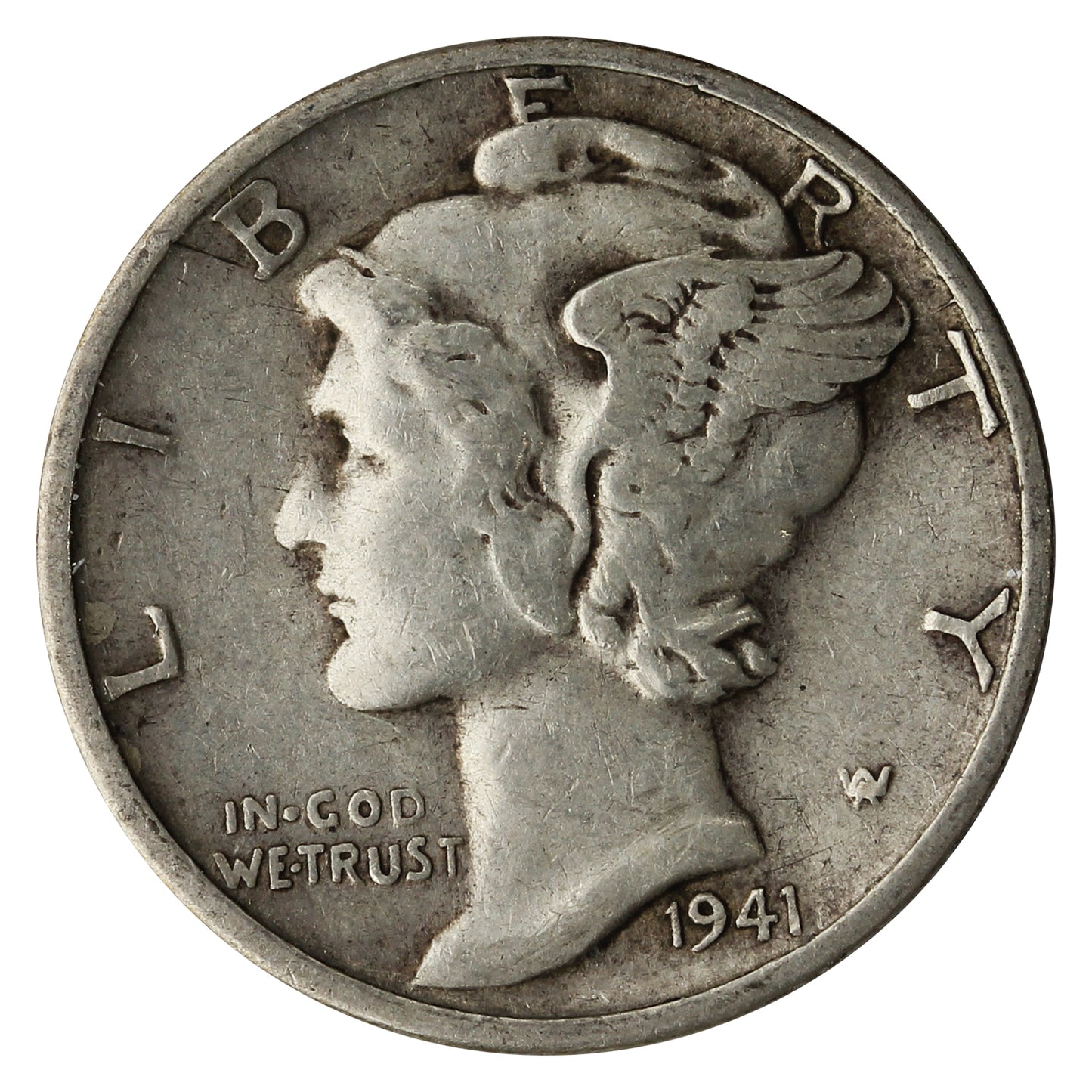 1941 S USA Dime Very Fine (VF20)