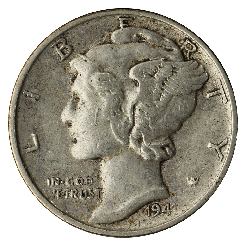 1941 USA Dime Extra Fine (EF40)