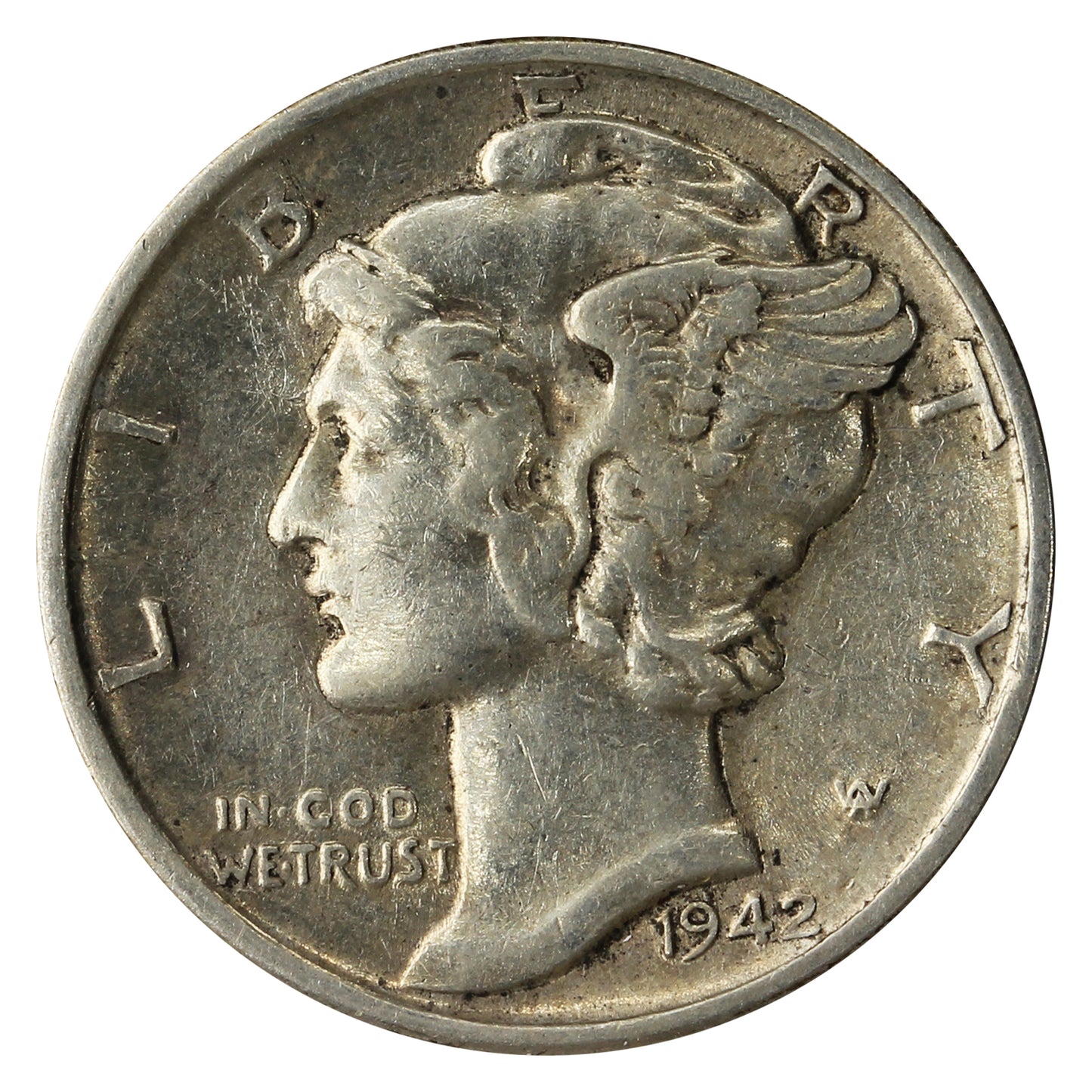 1942 USA Dime EF-AU (EF-45)