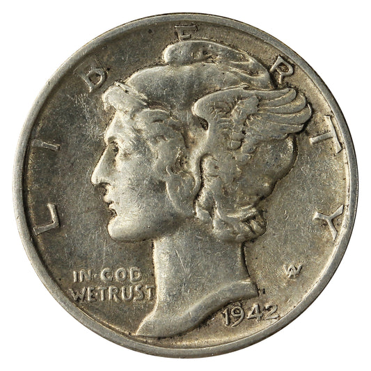 1942 USA Dime EF-AU (EF-45)