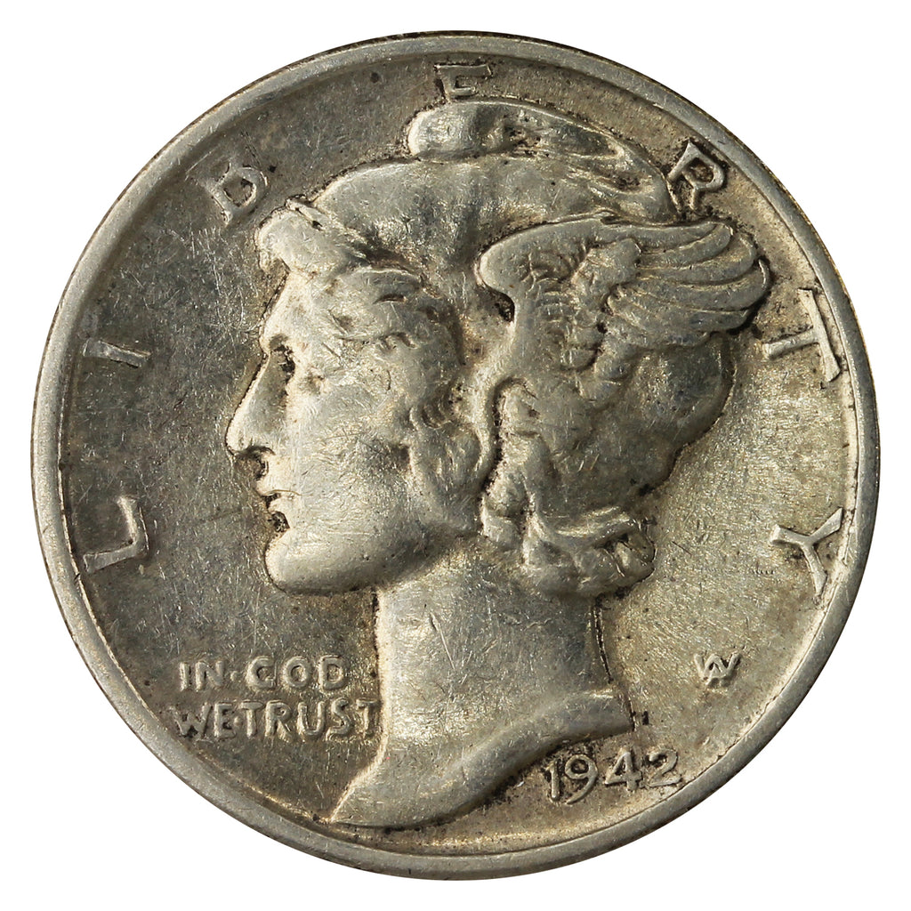 1942 USA Dime Extra Fine (EF40)