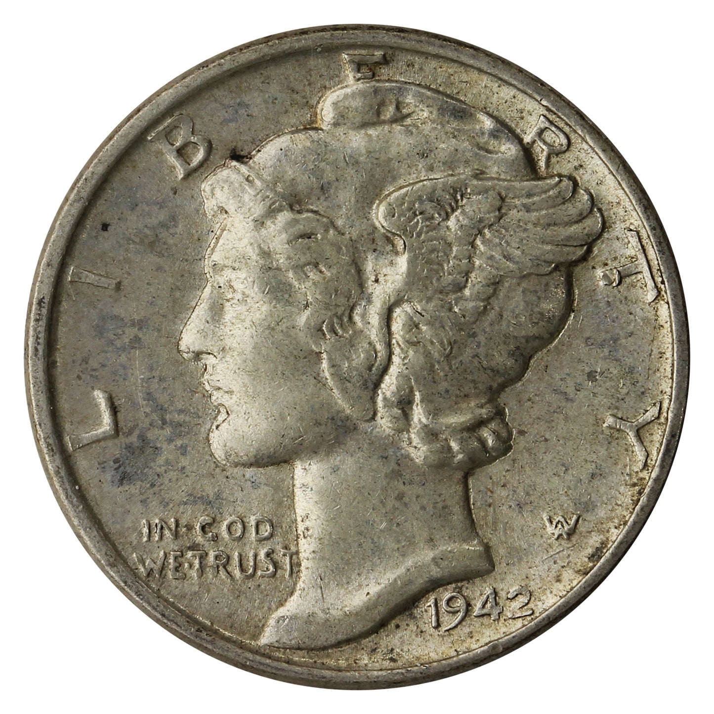 1942 USA Dime Uncirculated (MS60)
