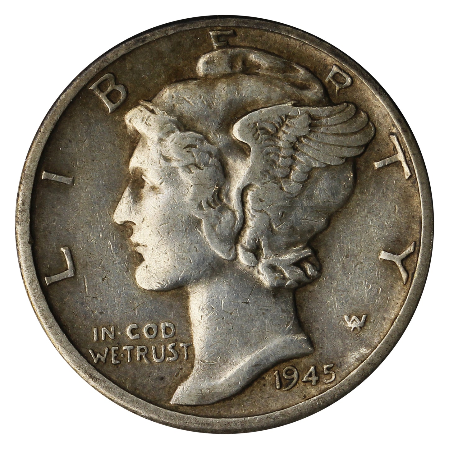 1945 D USA Dime VF-EF (VF30)