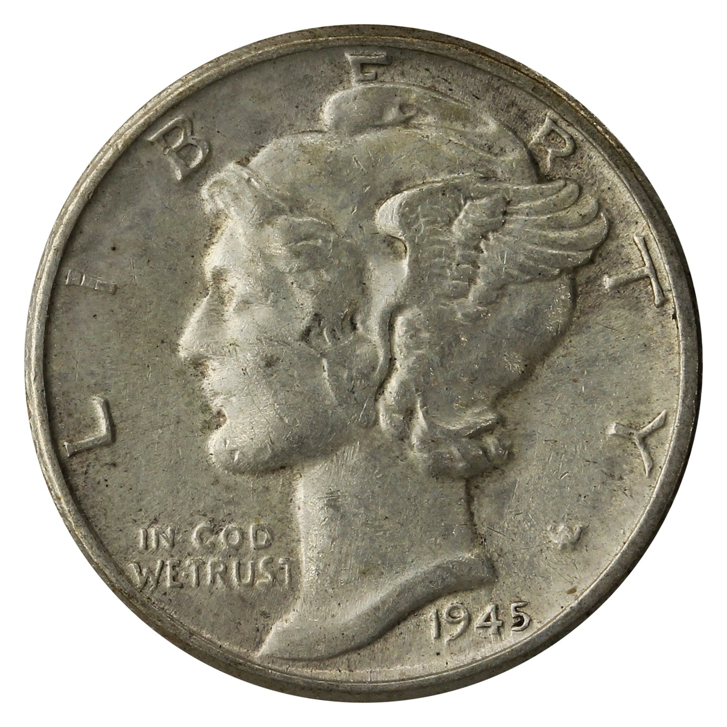 1945 USA Dime AU-UNC (AU55)
