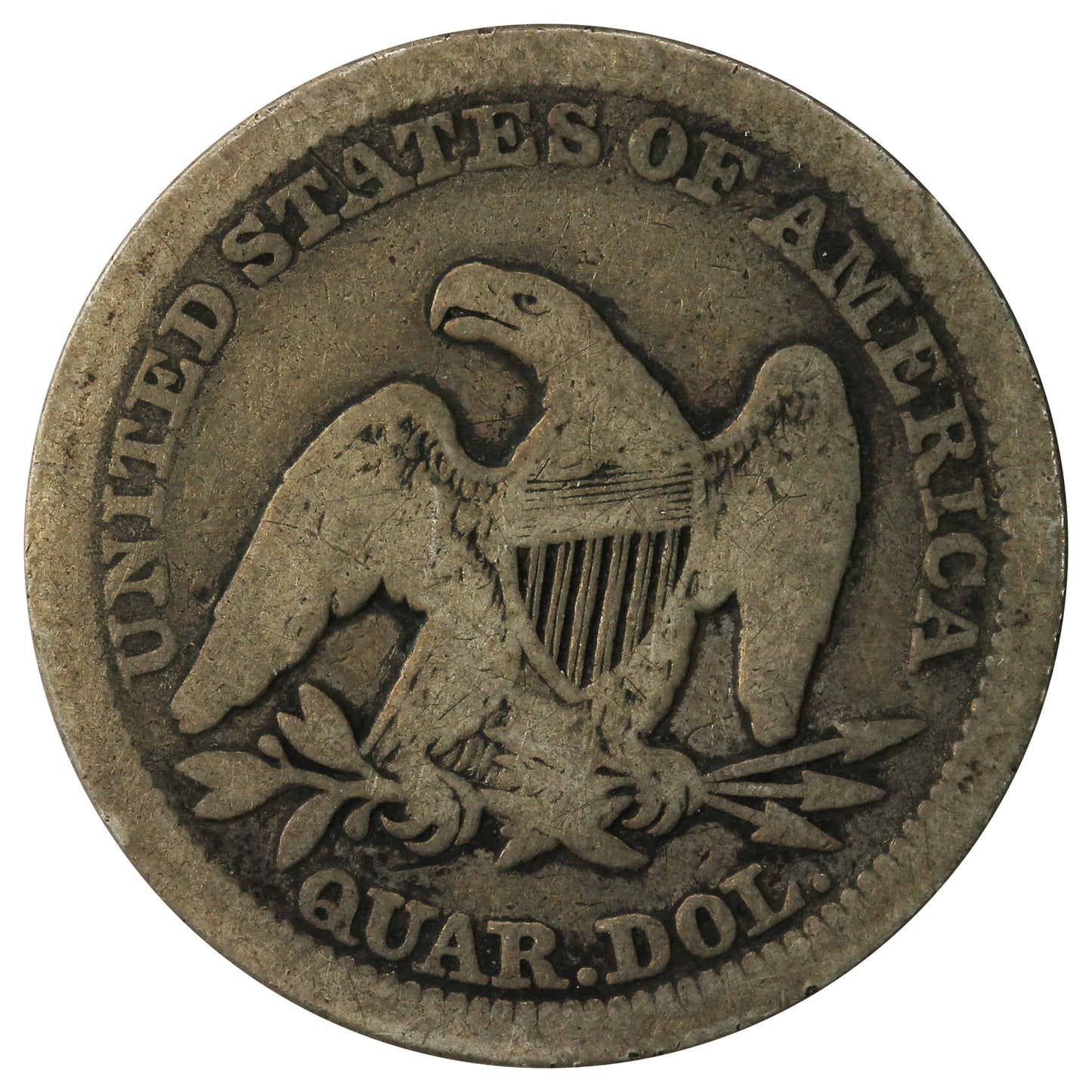1856 USA Quarter Very Good (VG8)