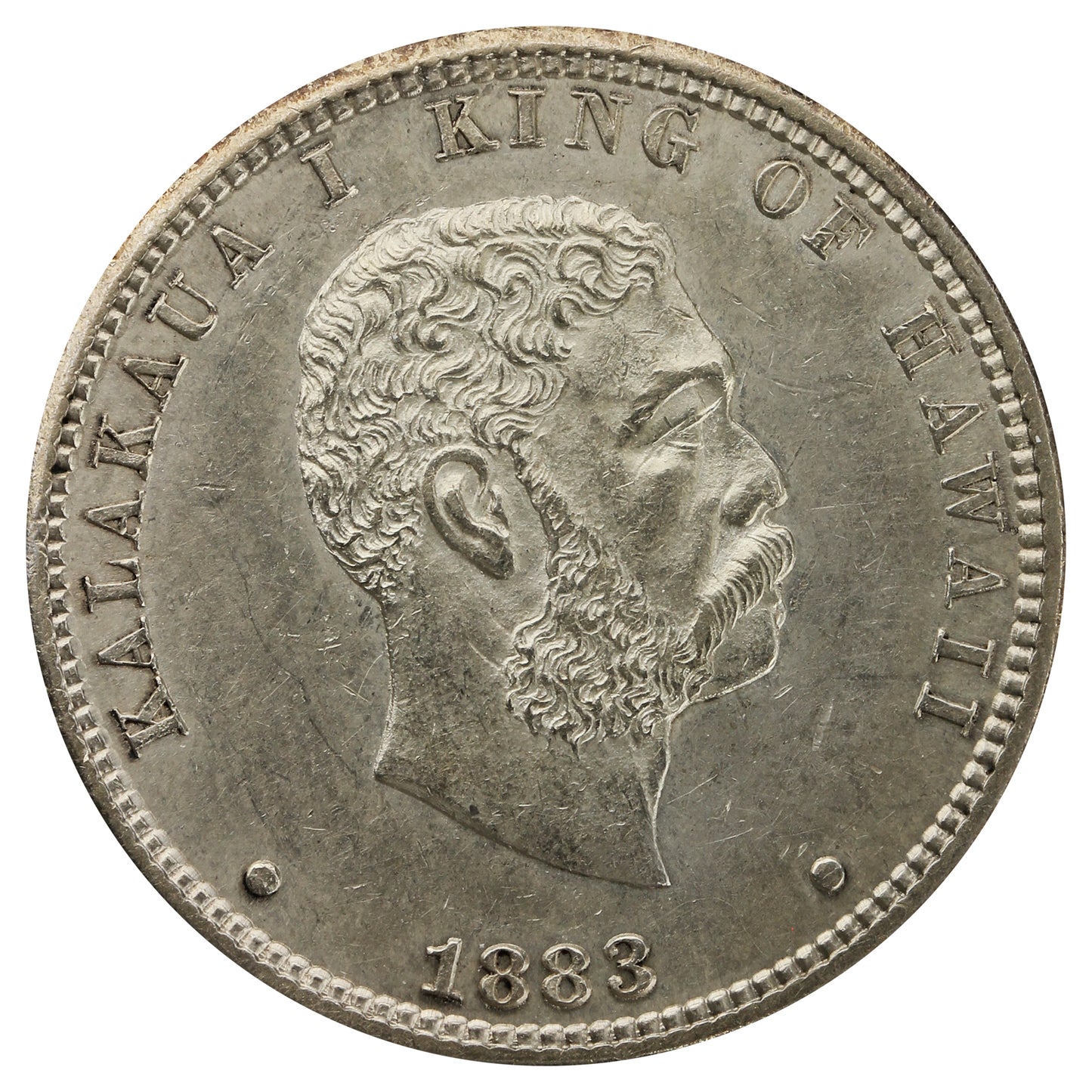 1883 Hawaii USA Quarter AU-UNC (AU55) $