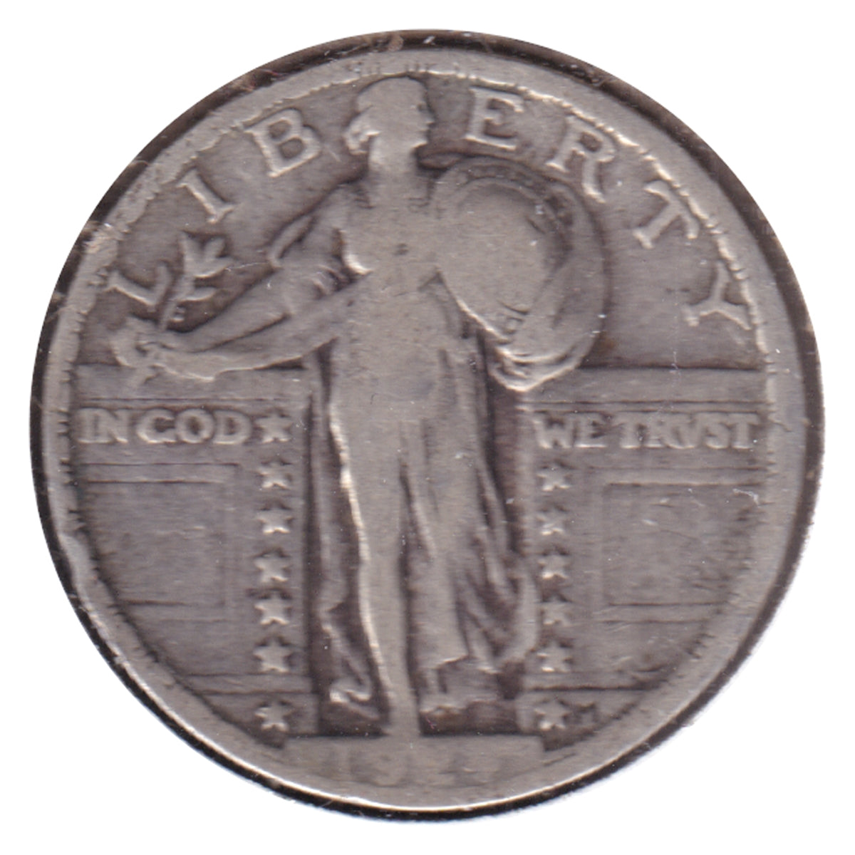 1923 USA Quarter F-VF (F15)