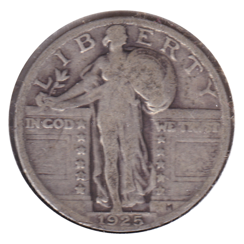 1925 USA Quarter Fine (F12)