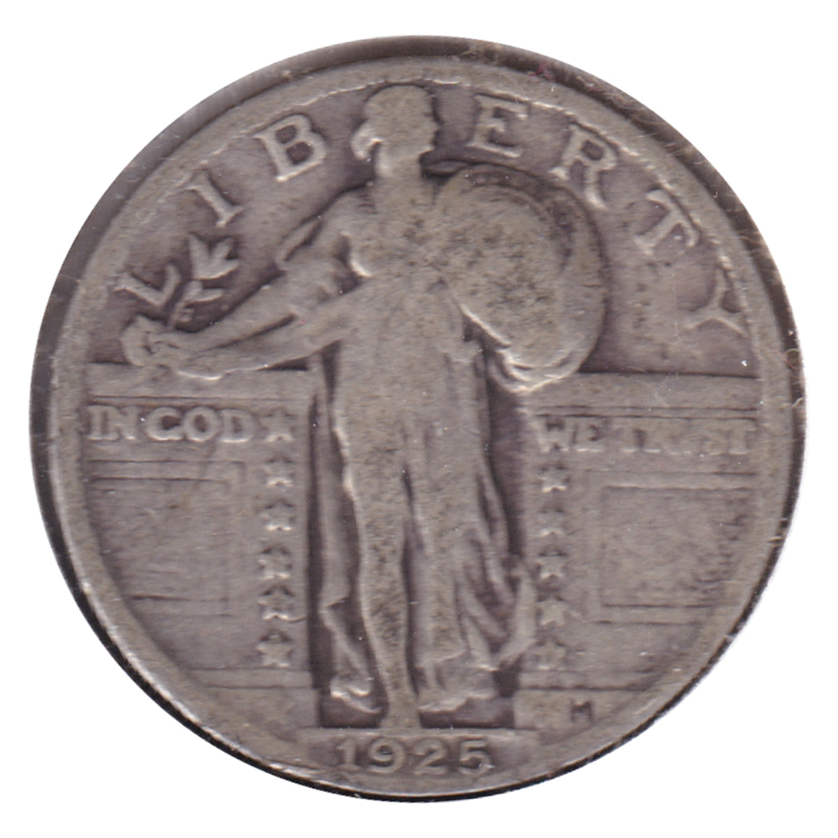 1925 USA Quarter Fine (F12)