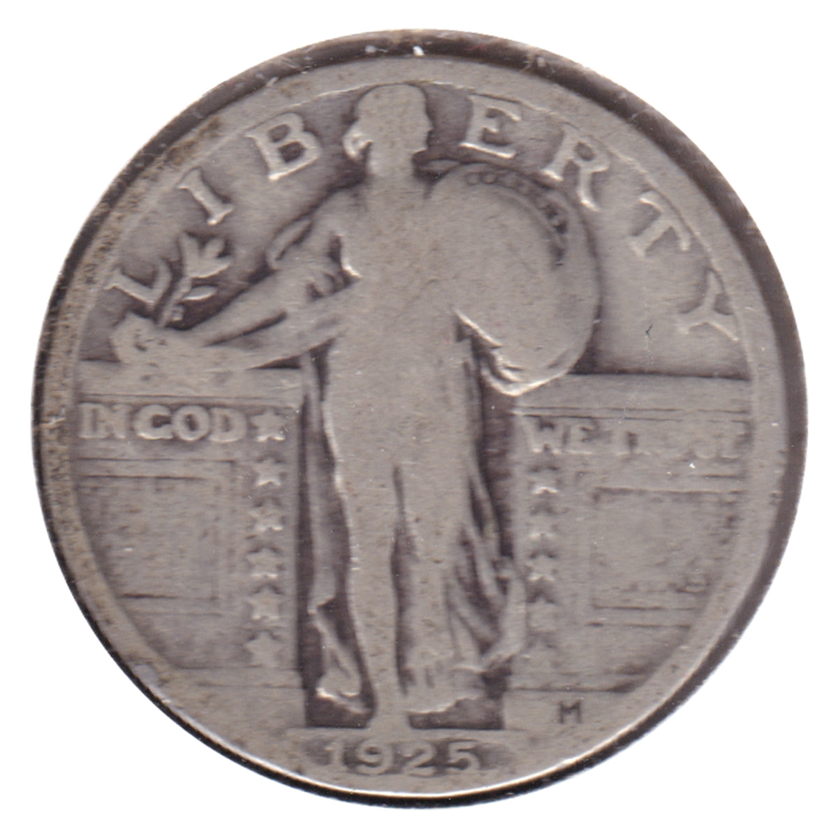 1925 USA Quarter G-VG (G6)