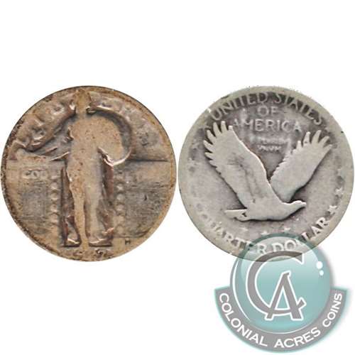 1927 S USA Quarter Good (G-4)