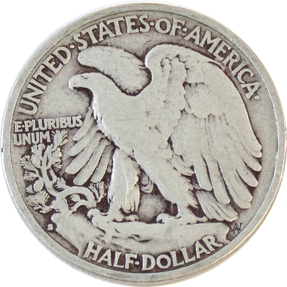 1940 S USA Half Dollar Circulated