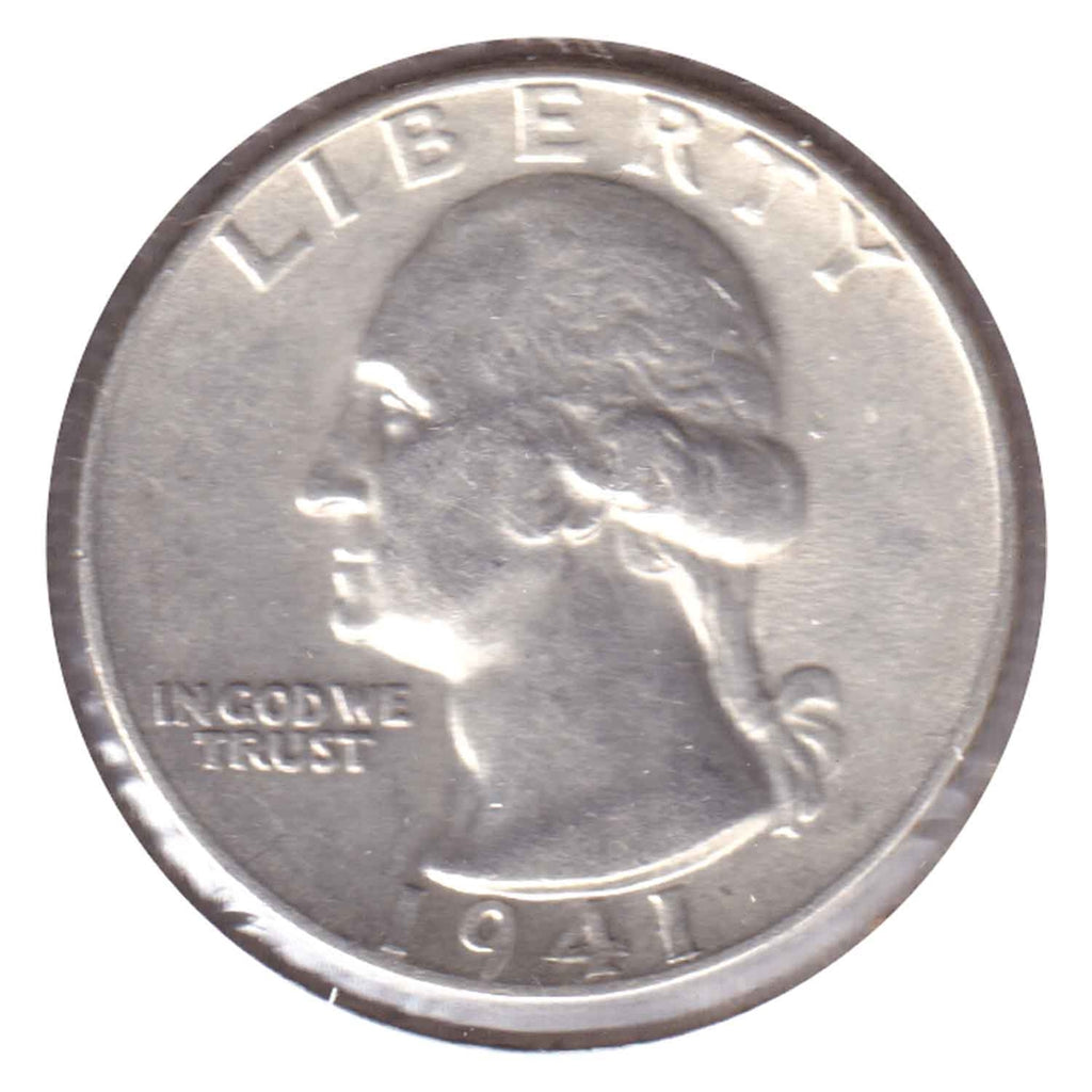1941 USA Quarter AU-UNC