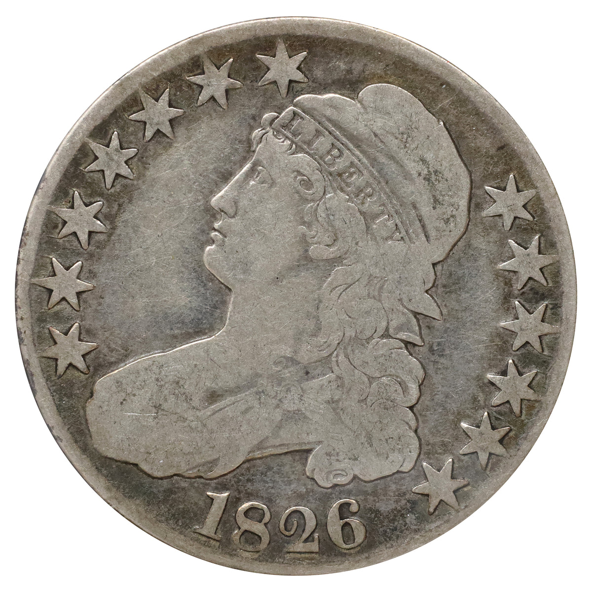 1826 USA Half Dollar F-VF (F15) $