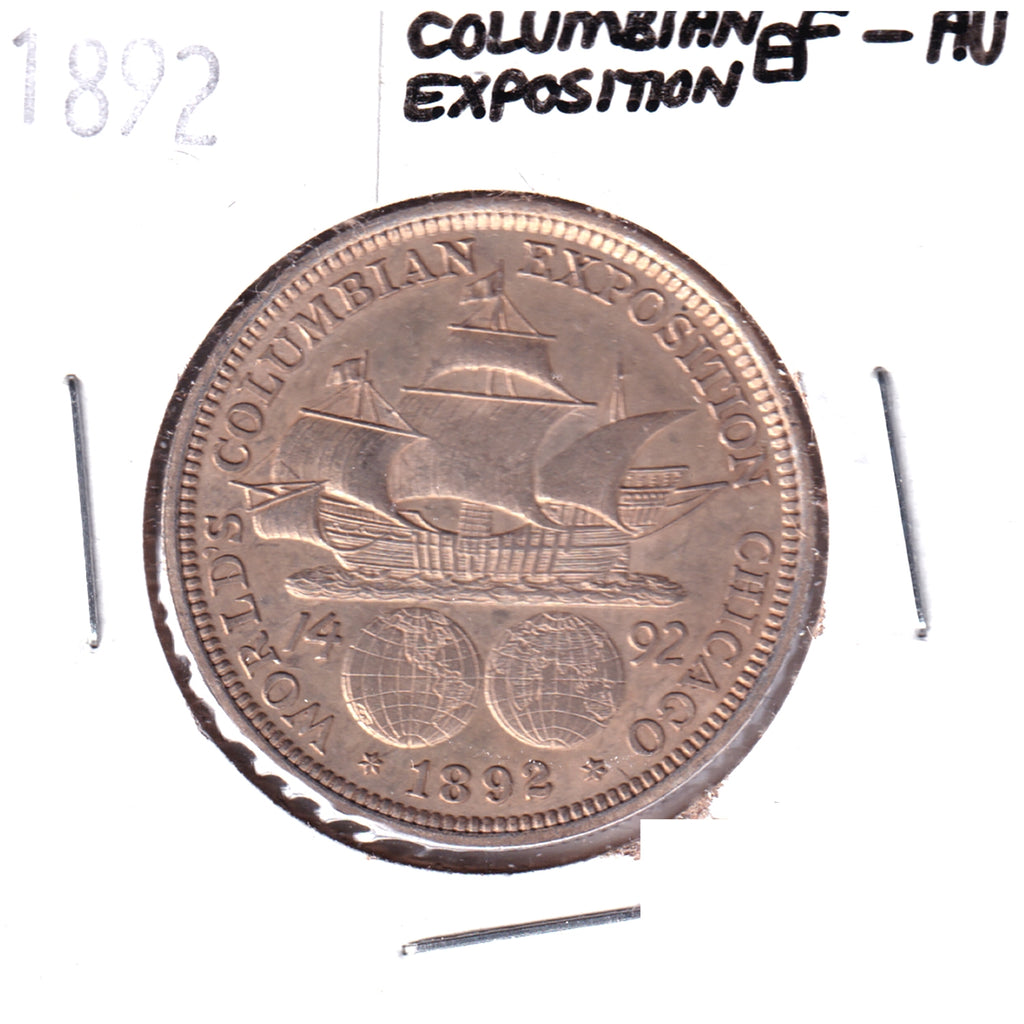 1892 Columbia Exposition USA Half Dollar EF-AU (EF45)