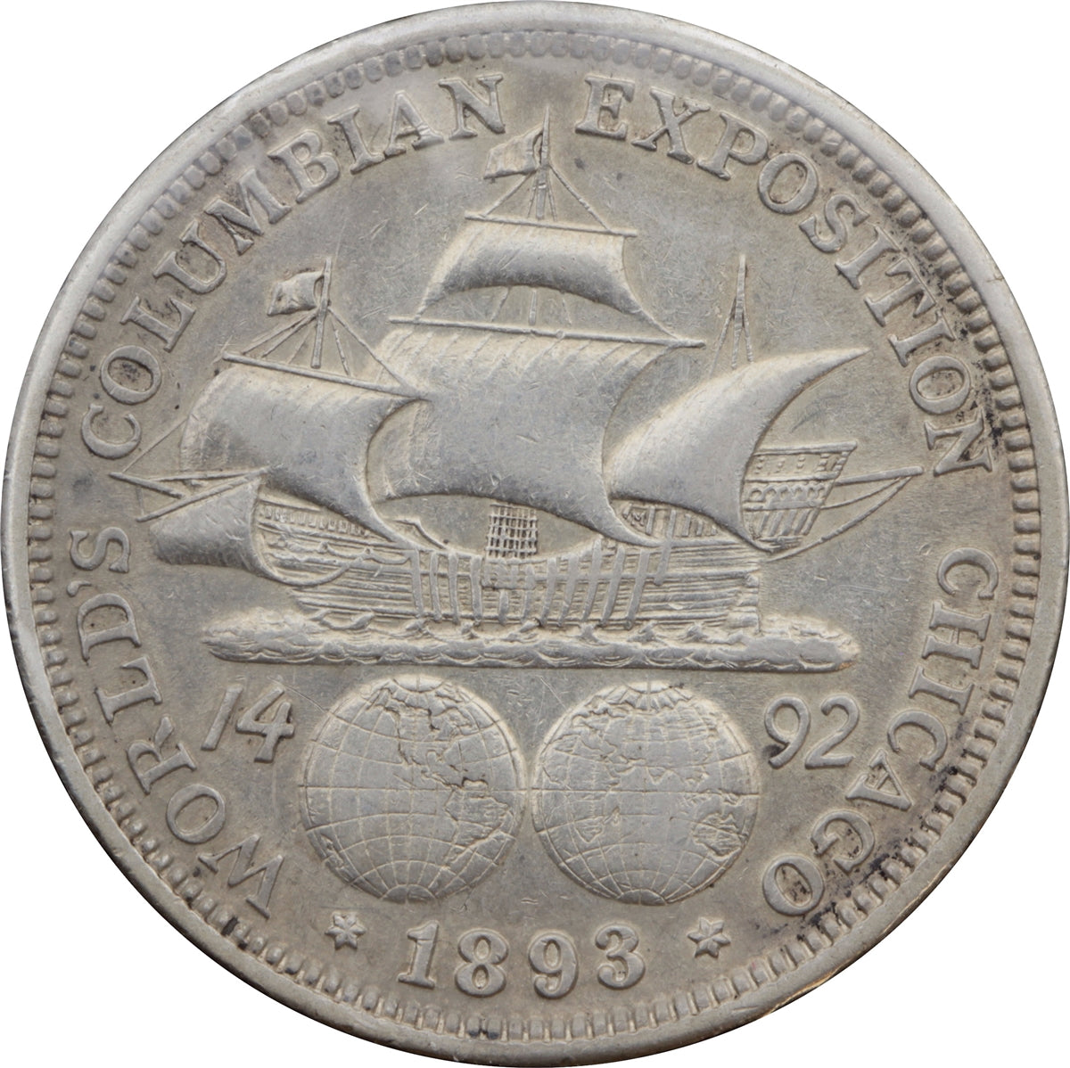 1892 Columbian Exposition USA Half Dollar VF-EF (VF30)