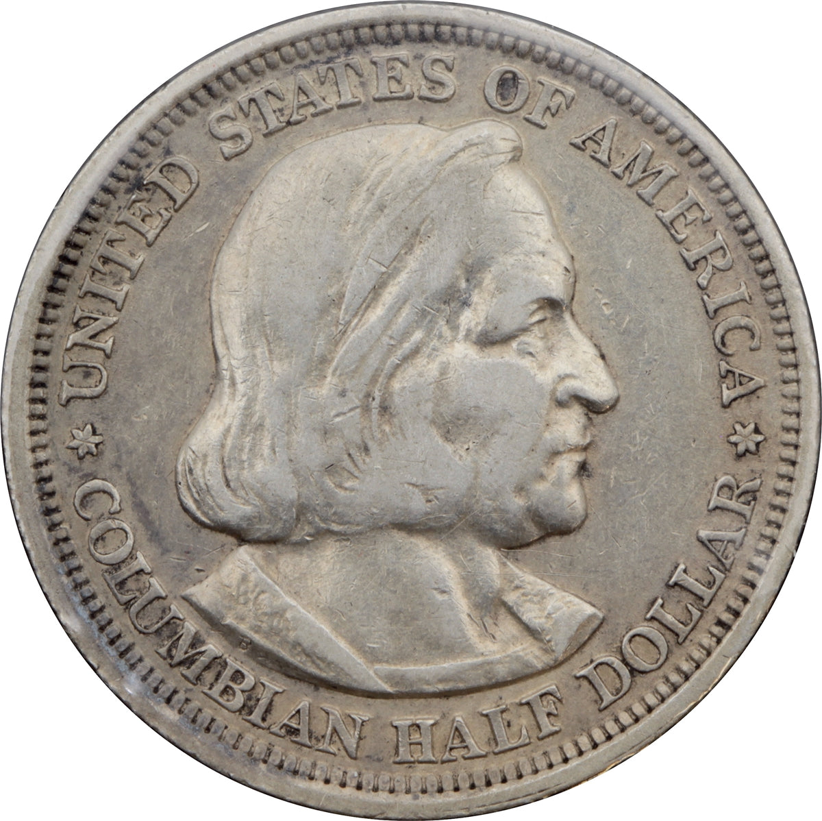 1892 Columbian Exposition USA Half Dollar VF-EF (VF30)