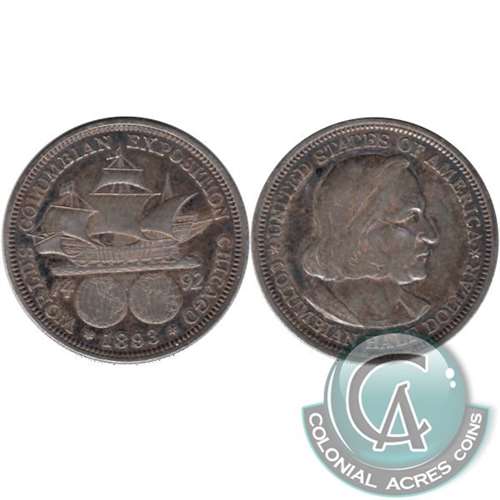 1893 Columbian Exposition USA Half Dollar VF-EF (VF30)