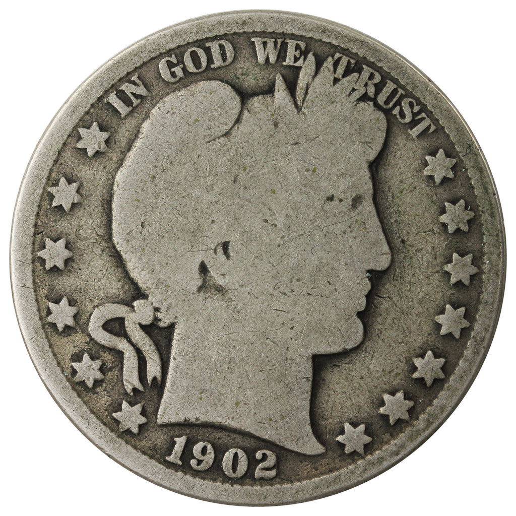 1902 USA Half Dollar About Good (AG3)
