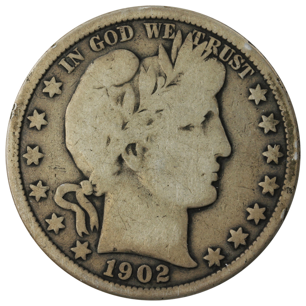 1902 USA Half Dollar Good (G4)