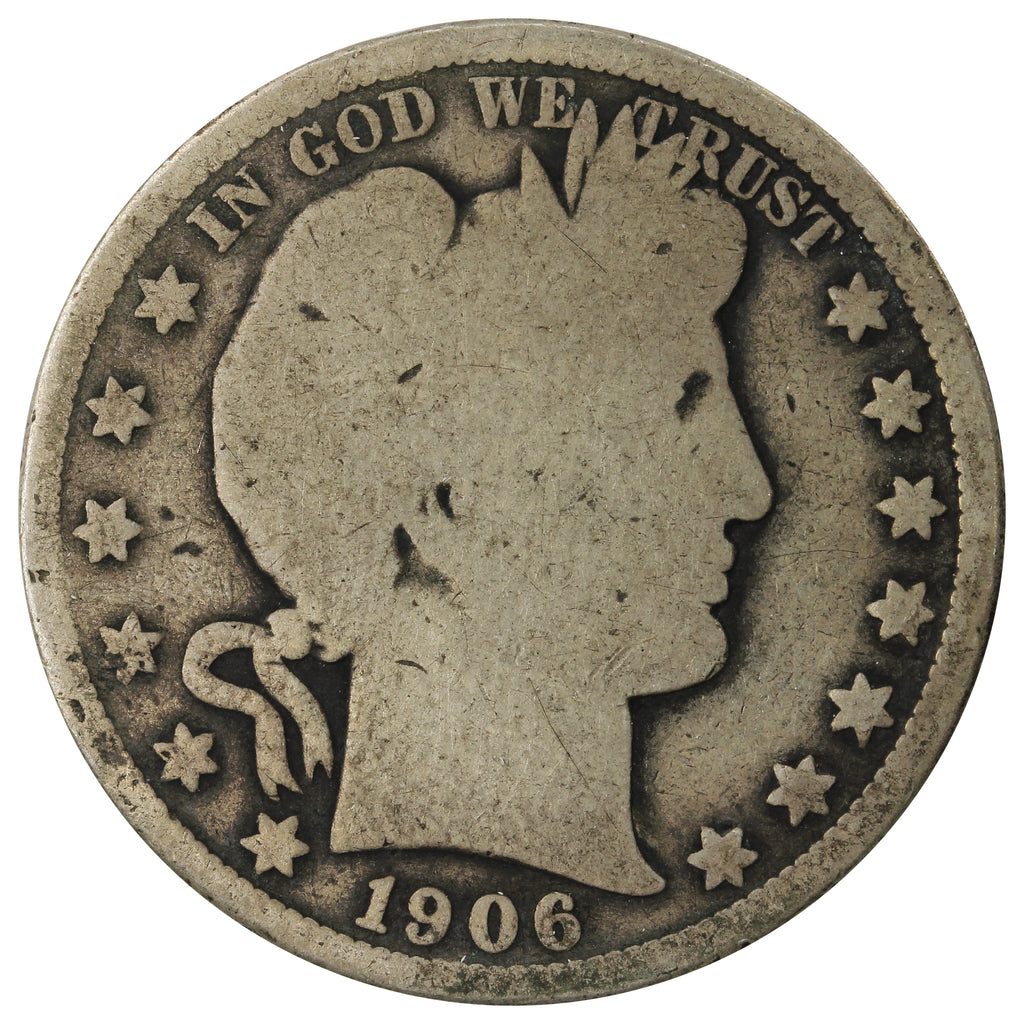 1906 O USA Half Dollar About Good (AG3)