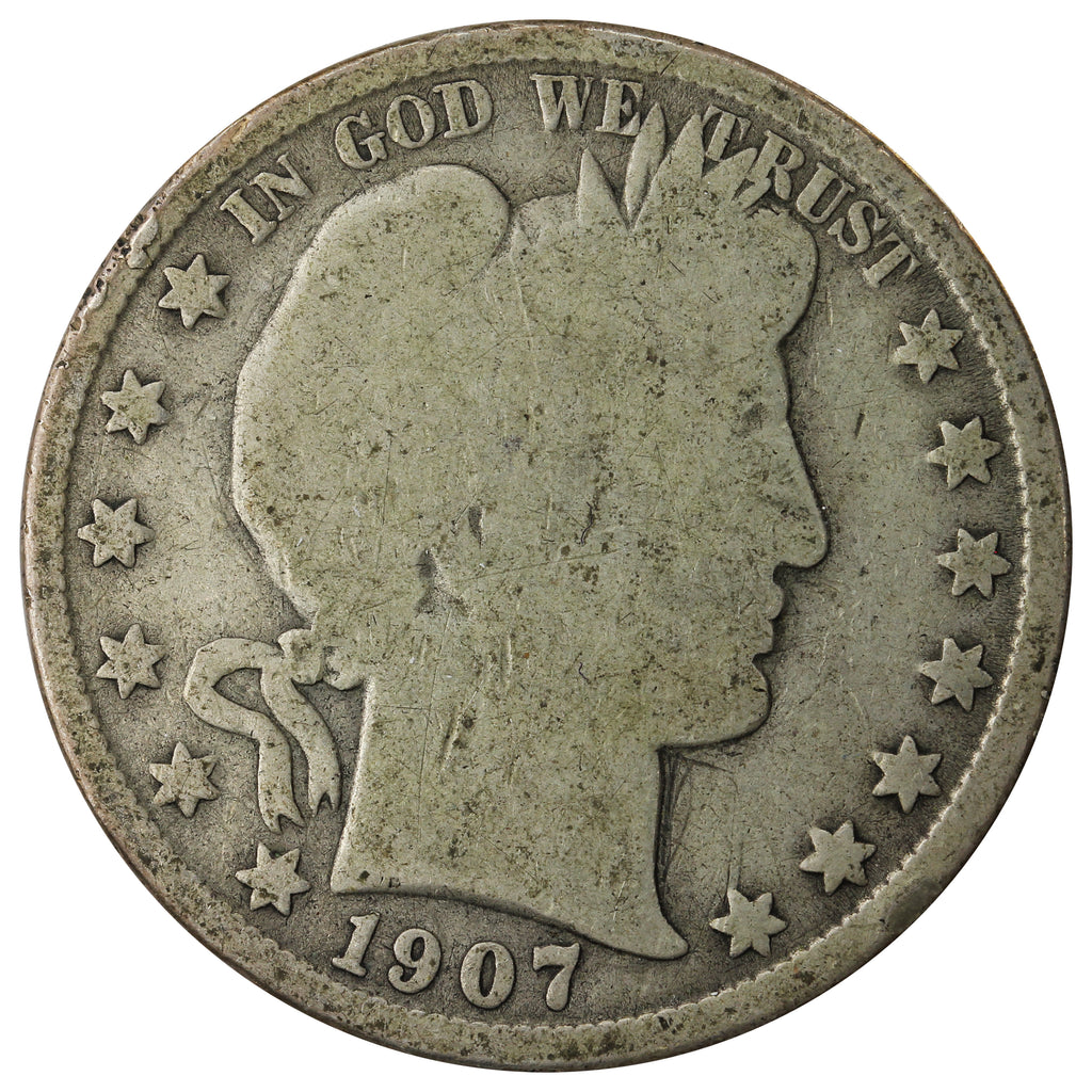 1907 O USA Half Dollar About Good (AG3)