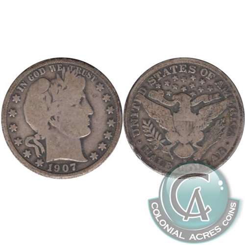 1907 S USA Half Dollar G-VG (G6)