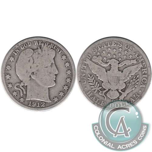 1912 D USA Half Dollar Good (G4)