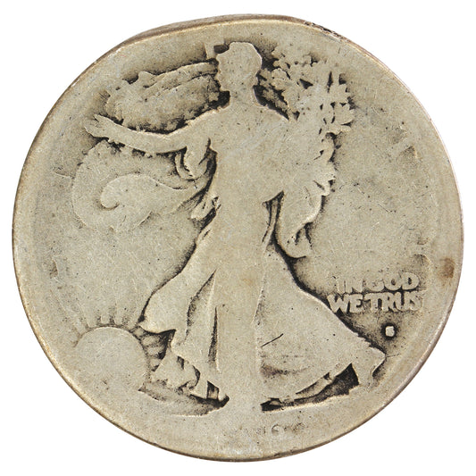 1916 S USA Half Dollar About Good (AG3) $