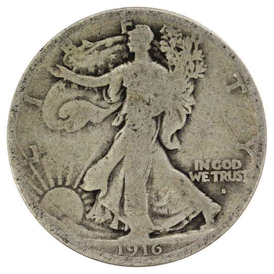 1916 S USA Half Dollar Good (G4) $