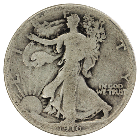 1916 USA Half Dollar Good (G4) $