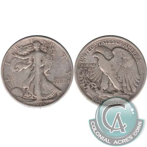 1920 USA Half Dollar Fine (F12)