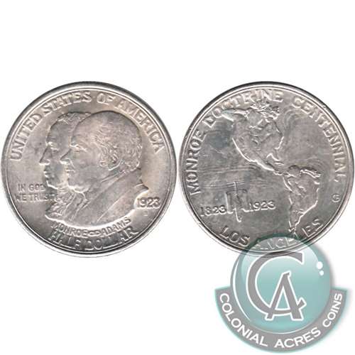 1923 S Monroe Doctrine Centennial USA Half Dollar AU-UNC (AU55) $