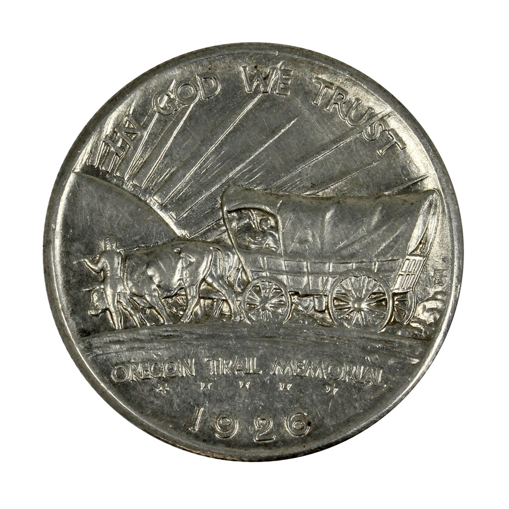1926 Oregon Trail USA Half Dollar Brilliant Uncirculated (MS63) $