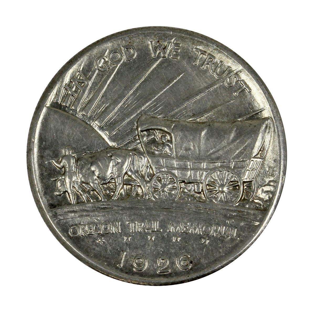 1926 Oregon Trail USA Half Dollar Brilliant Uncirculated (MS63) $