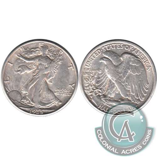 1935 D USA Half Dollar Extra Fine (EF40)